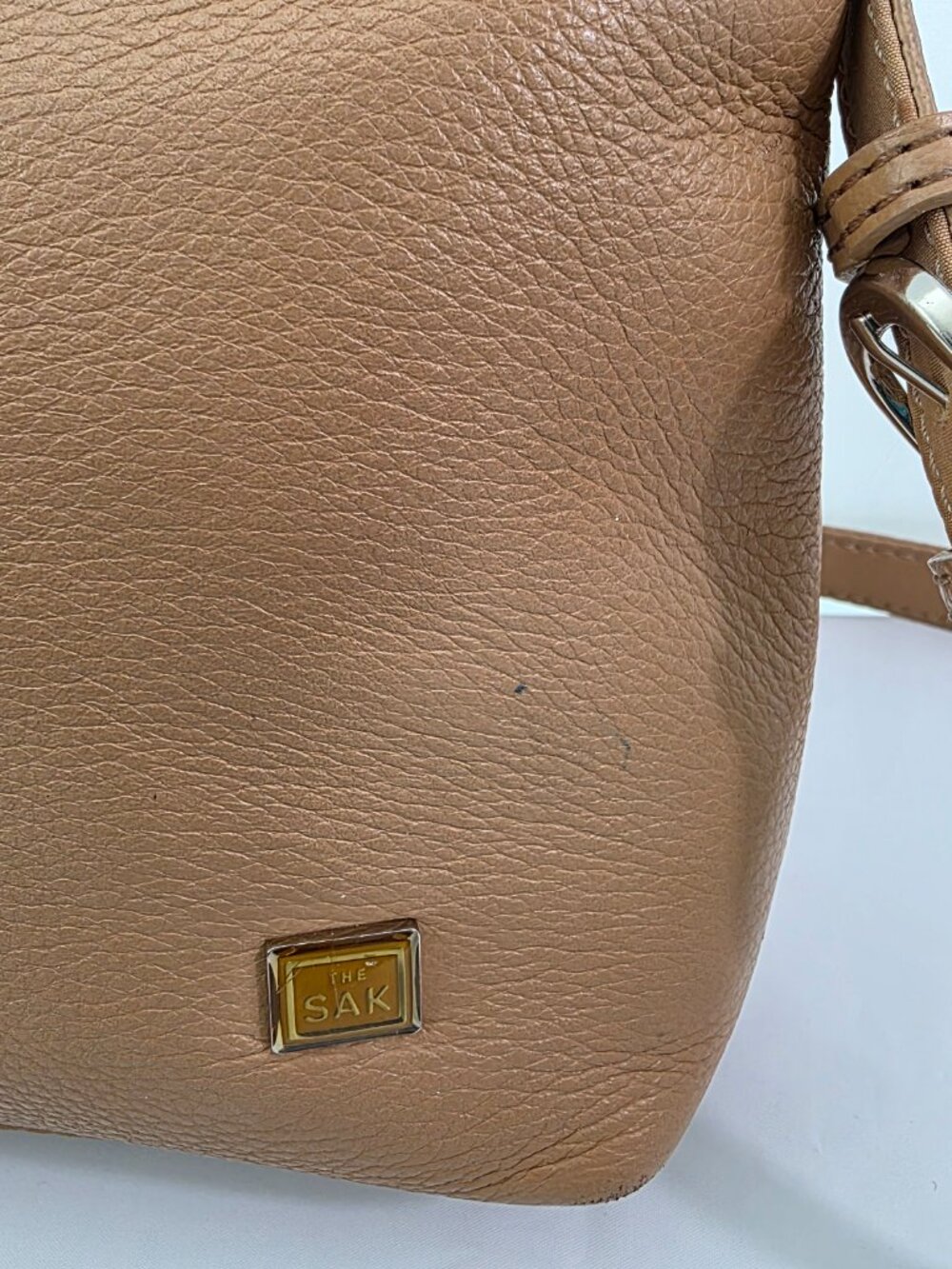 The Sak Leather Adjustable Strap Shoulder Crossbody Handbag - Picture 6 of 16